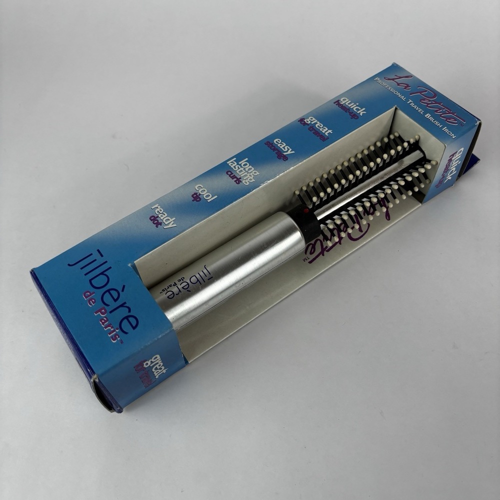 Jilbere de‎ Paris La Petite Professional 5/8" Travel Purse Size Brush Iron NEW